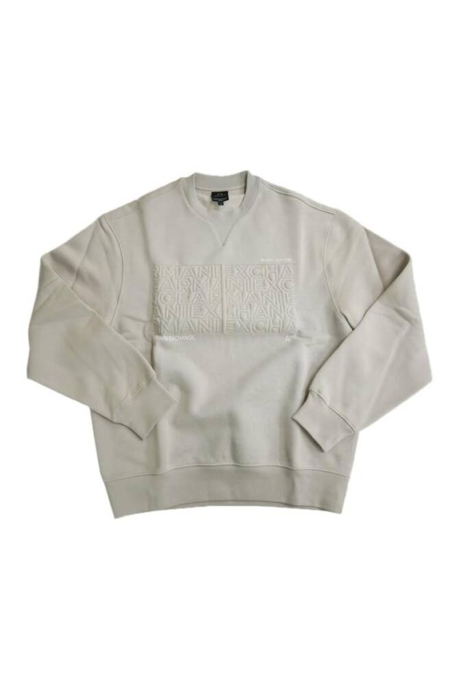 Armani Exchange Erkek Fermuarlı Sweatshirt Bej 6DZMAAZJKAZ - 3