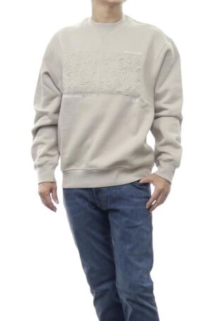 Armani Exchange Erkek Fermuarlı Sweatshirt Bej 6DZMAAZJKAZ - 1