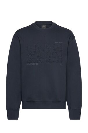 Armani Exchange Erkek Sweatshirt Lacivert 6DZMAAZJKAZ - 6
