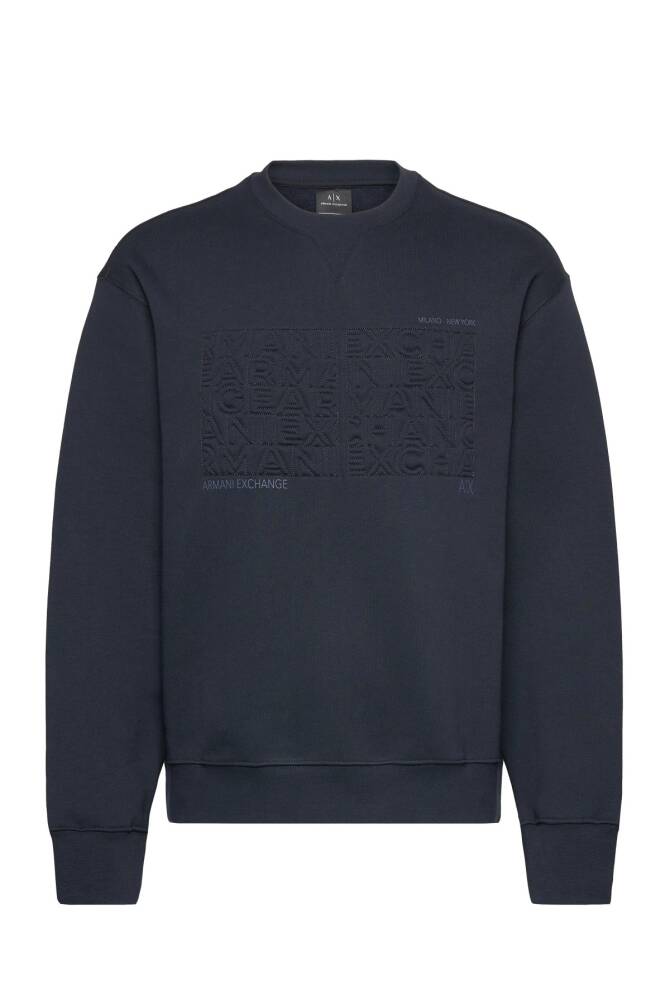 Armani Exchange Erkek Sweatshirt Lacivert 6DZMAAZJKAZ - 6