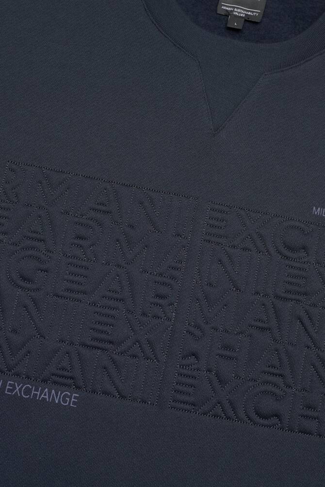 Armani Exchange Erkek Sweatshirt Lacivert 6DZMAAZJKAZ - 7