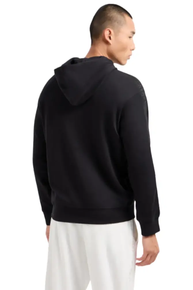 Armani Exchange Erkek Fermuarlı Sweatshirt Siyah 6DZMLCZJNNZ - 3