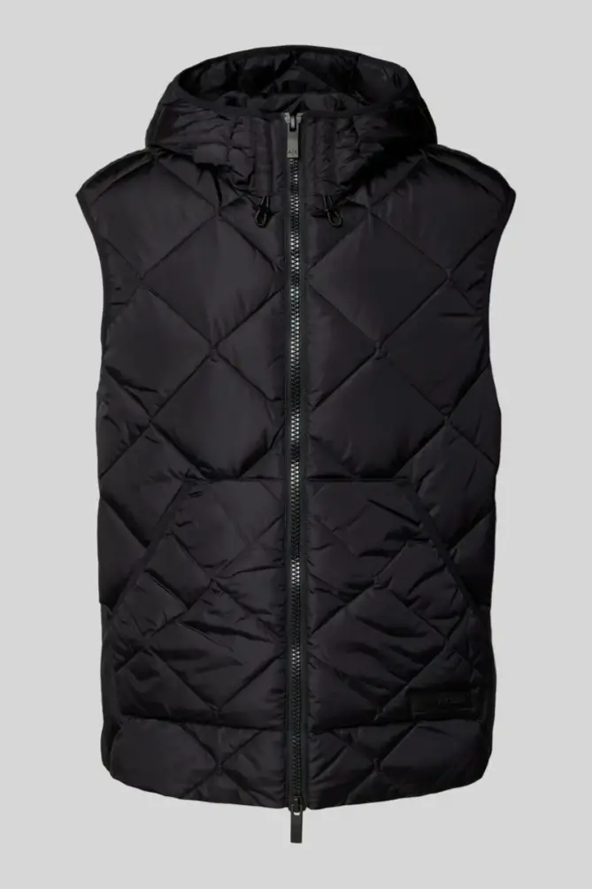 Armani Exchange Erkek Şişme Yelek Siyah 6DZQ01ZN4XZ - 4