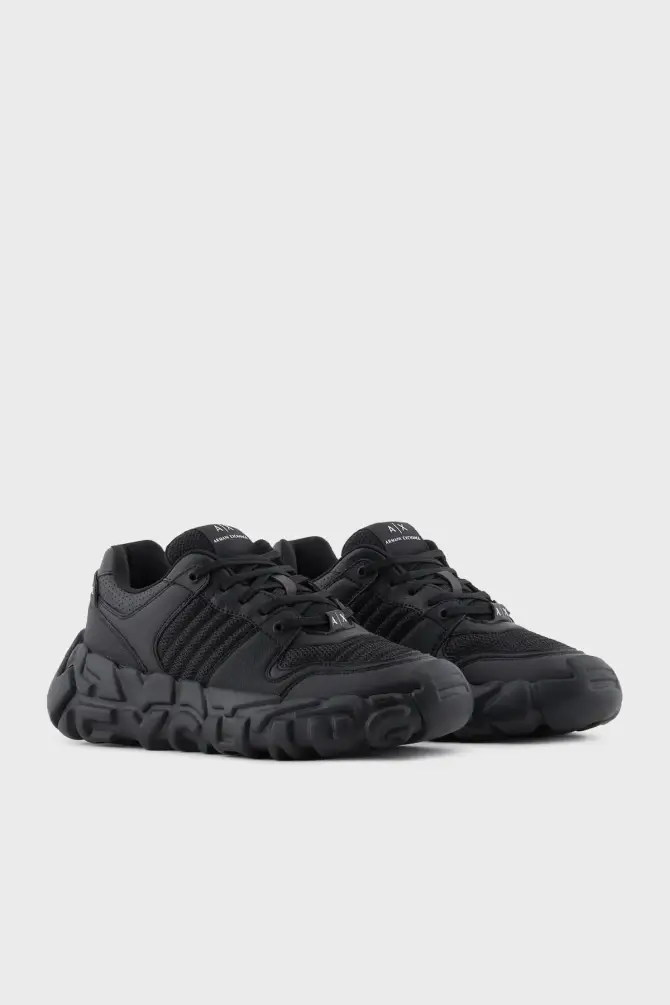 Armani Exchange Erkek Sneaker Siyah XUX234XV872 - 1