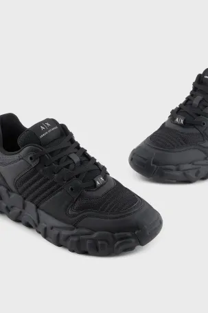 Armani Exchange Erkek Sneaker Siyah XUX234XV872 - 3