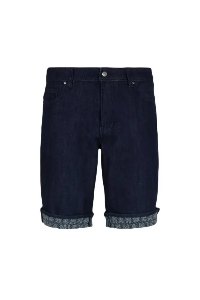 Armani Exchange Erkek Şort İndigo Denim Blue Ni 3DZJ65Z1XKZ - 4