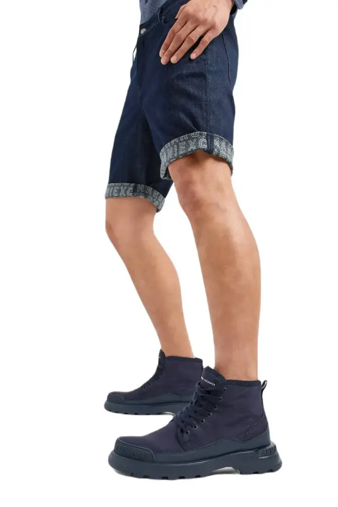 Armani Exchange Erkek Şort İndigo Denim Blue Ni 3DZJ65Z1XKZ - 2