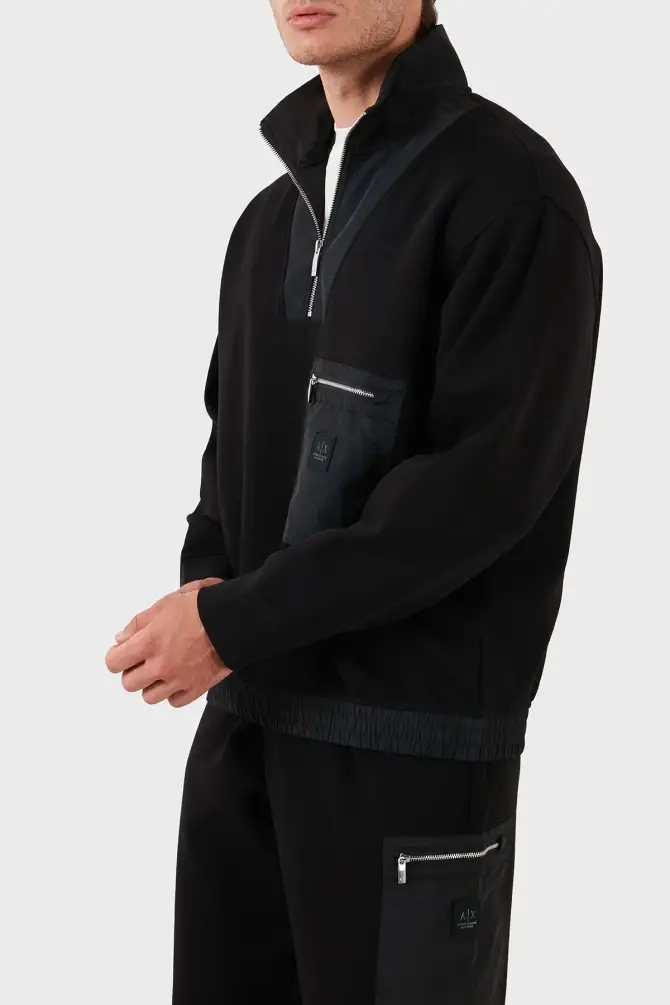 Armani Exchange Erkek Sweatshirt Siyah XM000083AF10818 - 2