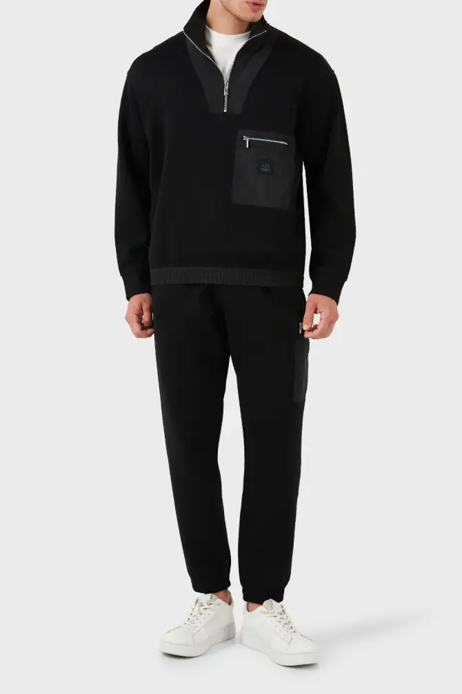 Armani Exchange Erkek Sweatshirt Siyah XM000083AF10818 - 3
