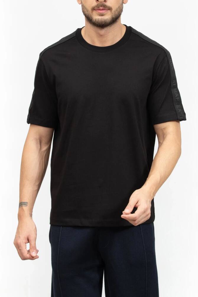 Armani Exchange Erkek Tişört Siyah 6DZTLAZJ9JZ - 1
