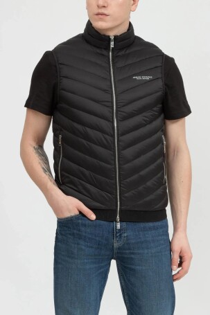 Armani Exchange Erkek Yelek Siyah 8NZQ52ZNW3Z - 6