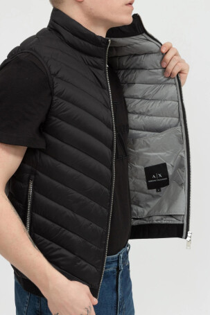 Armani Exchange Erkek Yelek Siyah 8NZQ52ZNW3Z - 2