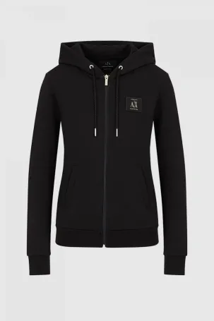 Armani Exchange Kadın Fermuarlı Sweatshirt Siyah 8NYM08YJ68Z - 5