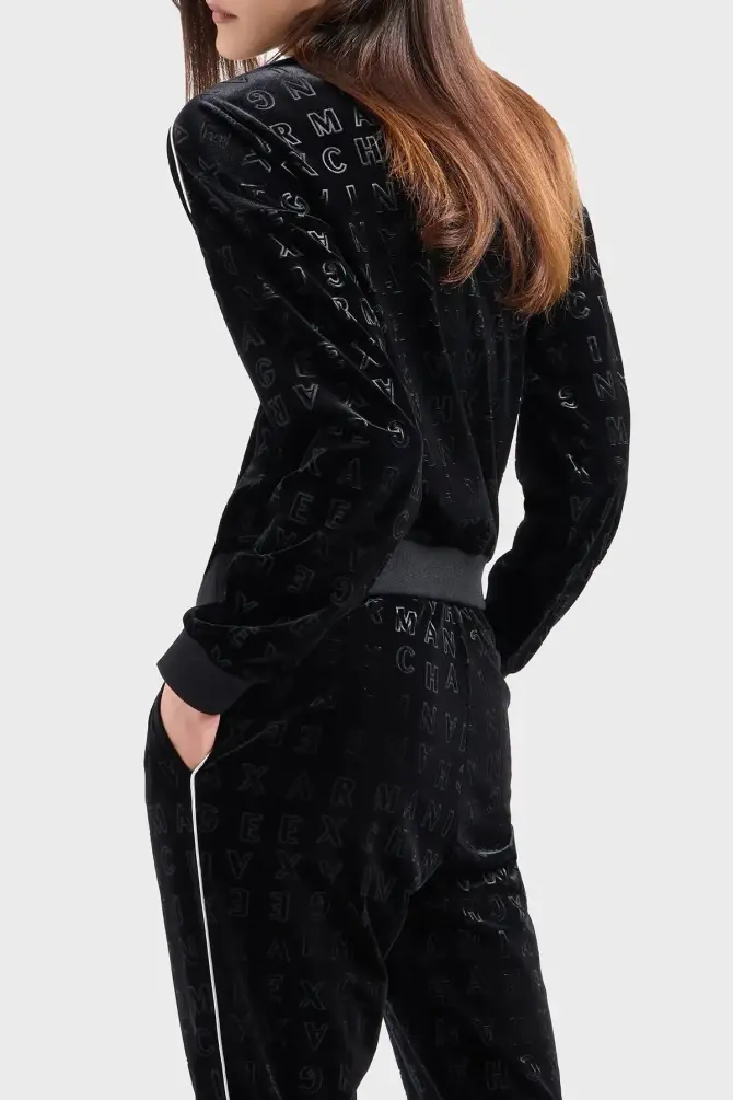 Armani Exchange Kadın Sweatshirt Siyah 6DYM94YJLGZ - 2