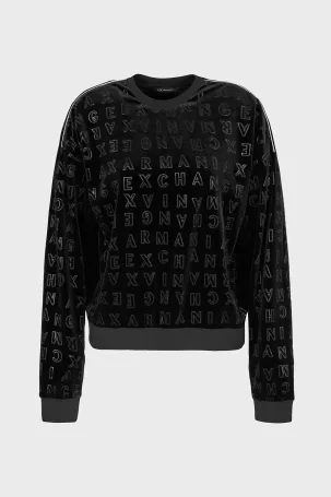 Armani Exchange Kadın Sweatshirt Siyah 6DYM94YJLGZ - 4