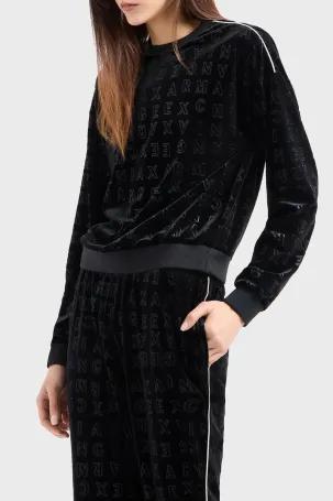 Armani Exchange Kadın Sweatshirt Siyah 6DYM94YJLGZ - 1