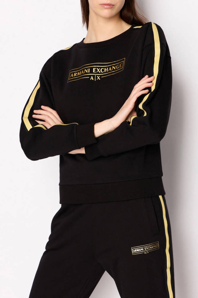 Armani Exchange Kadın Sweatshirt Siyah 3RYMCAYJ68Z - 1