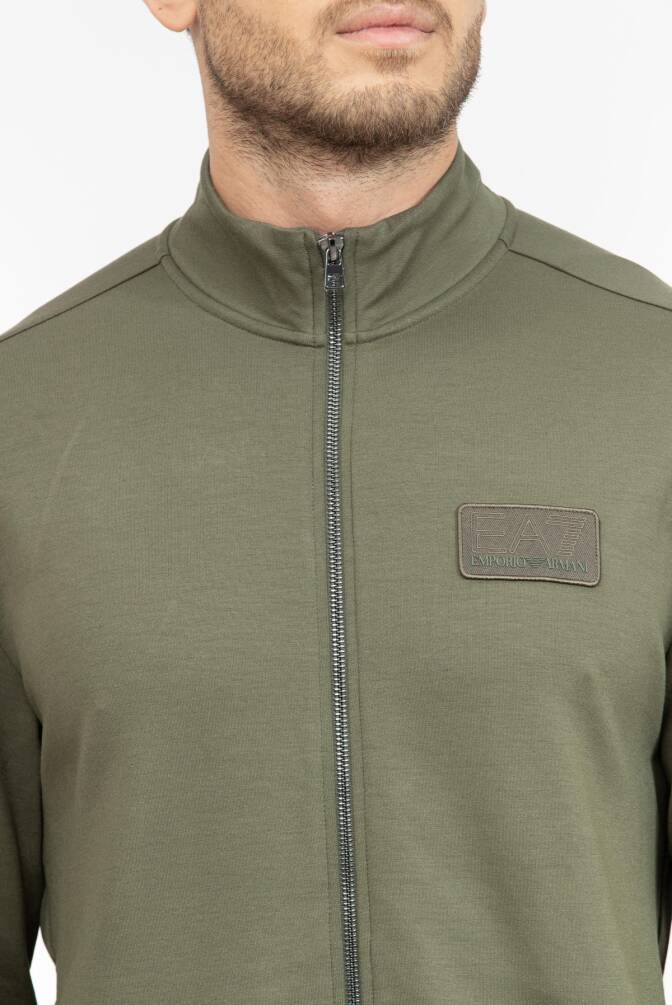 EA7 Erkek Sweatshirt Haki 6DPM83PJZKZ - 2