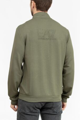 EA7 Erkek Sweatshirt Haki 6DPM83PJZKZ - 3