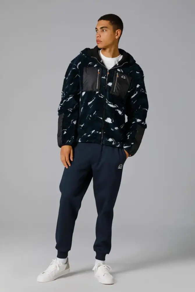 Ellesse Erkek Fermuarlı Kapüşonlu Ceket Mavi - 2