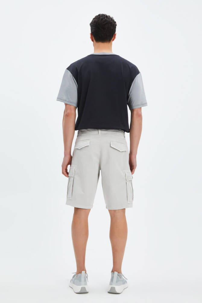 Ellesse Erkek Kargo Şort Taş - 5