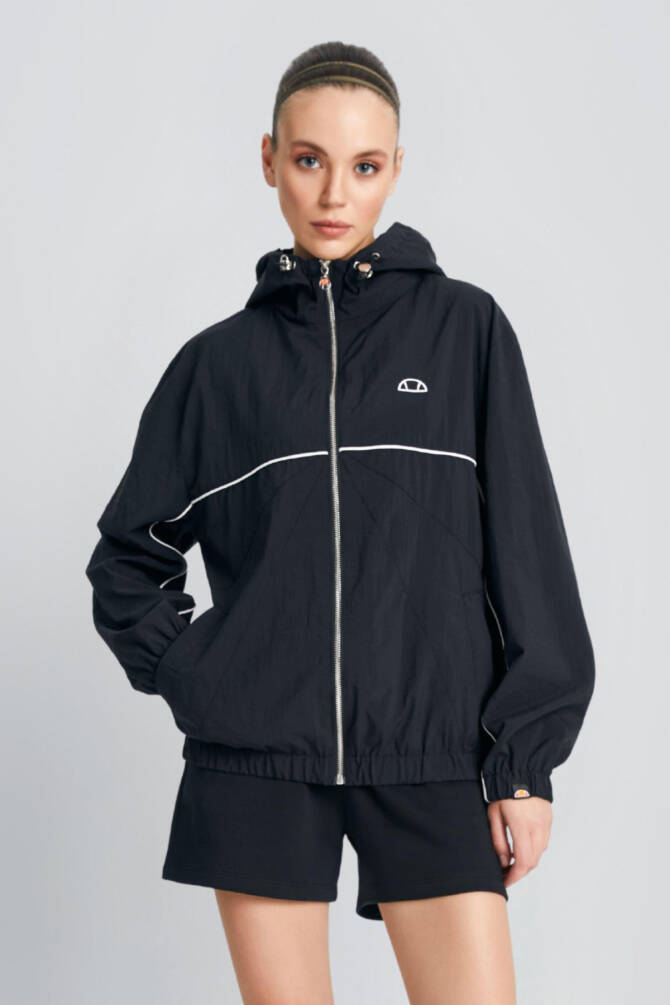 Ellesse Kadın Fermuarlı Yağmurluk Mont Siyah - 2