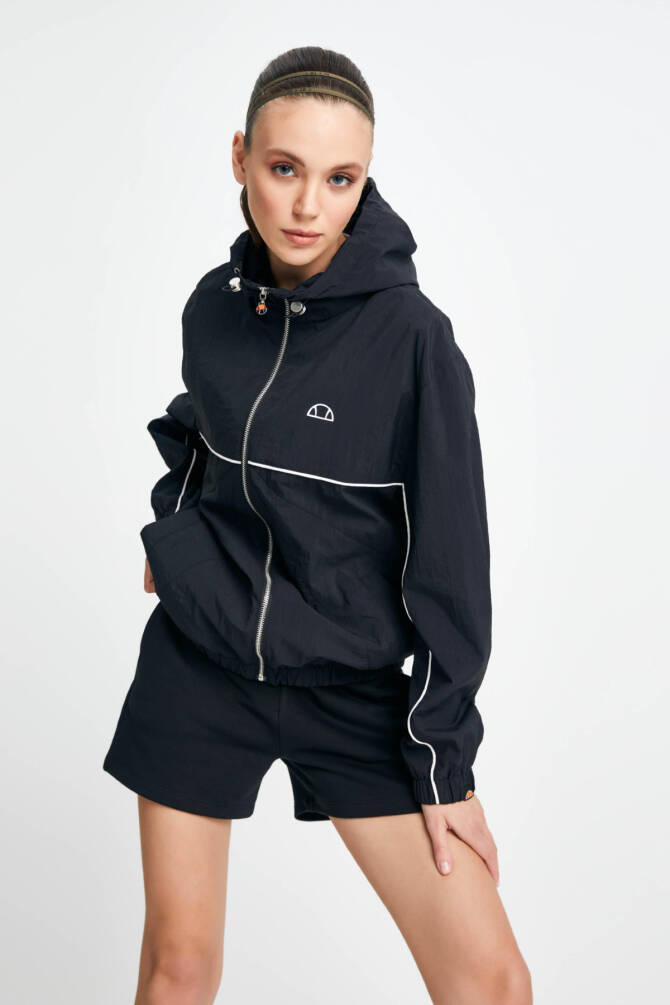 Ellesse Kadın Fermuarlı Yağmurluk Mont Siyah - 3
