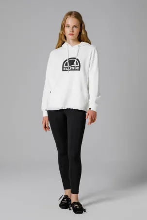 Ellesse Kadın Kapüşonlu Sweatshirt Beyaz - 2