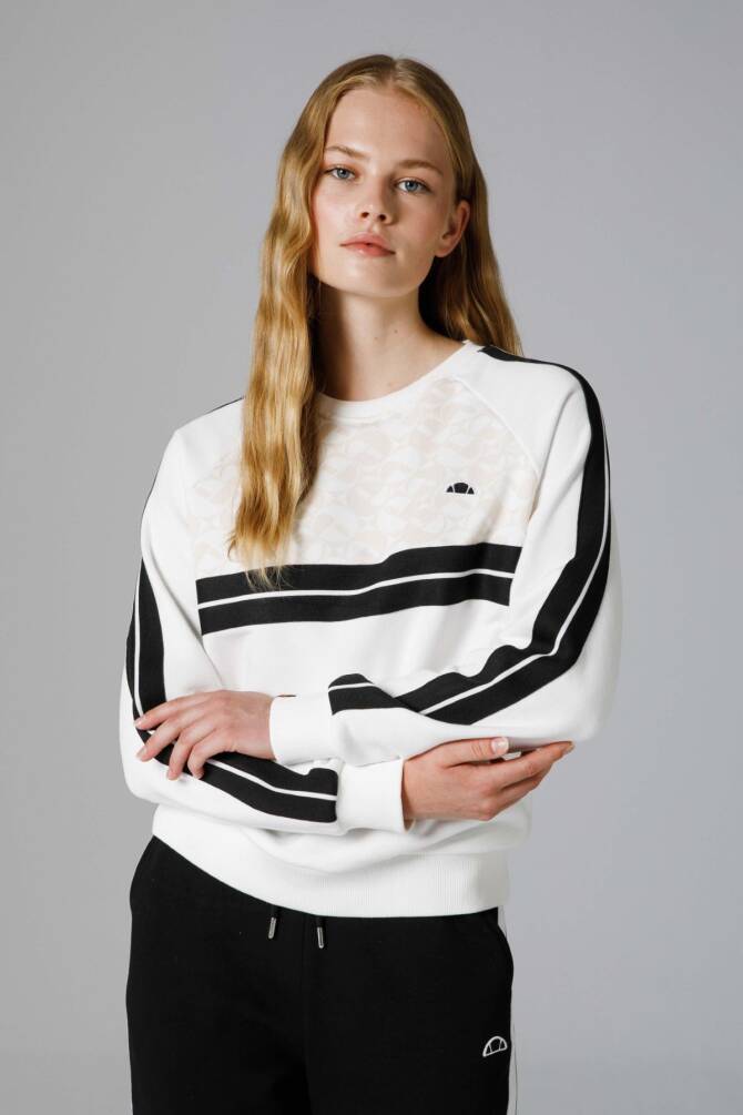 Ellesse Kadın Sweatshirt Beyaz - 1
