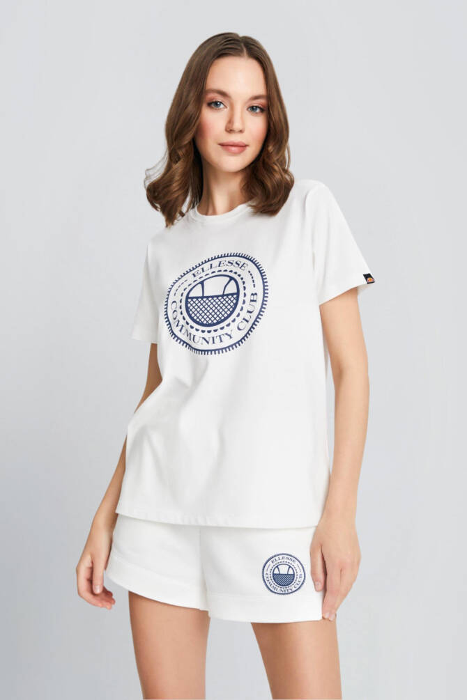 Ellesse Kadın Tişört Beyaz - 1