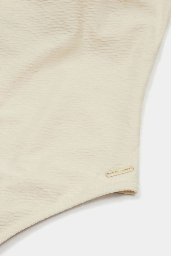 Emporio Armani Kadın Mayo Ekru - 4