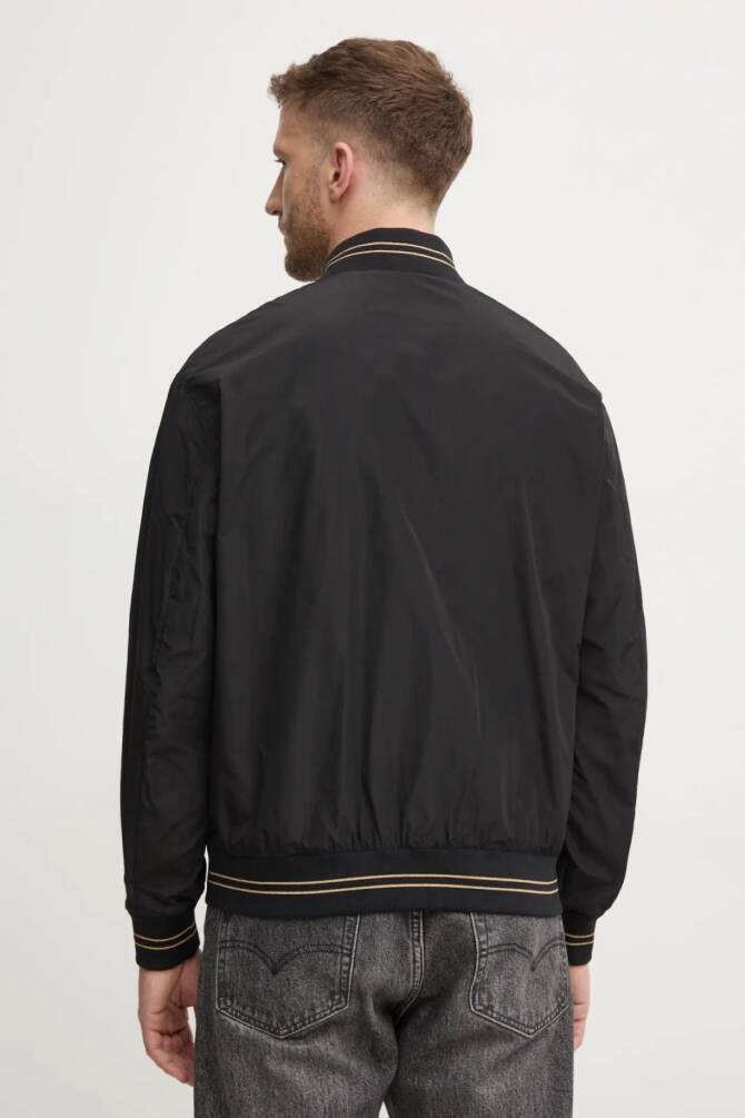 Karl Lagerfeld Erkek Mont Siyah 505405551501 BOMBER - 5