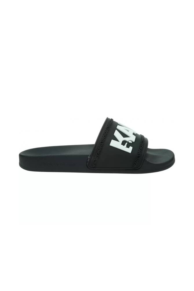 Karl Lagerfeld Erkek Terlik Siyah - 4