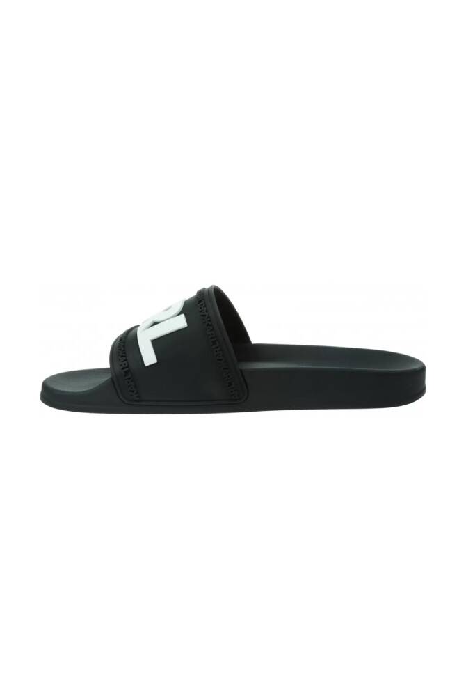 Karl Lagerfeld Erkek Terlik Siyah - 5