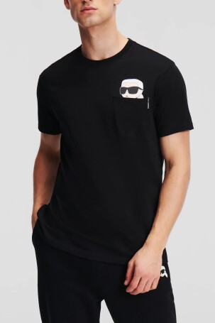 Karl Lagerfeld Erkek Tişört Siyah - 1