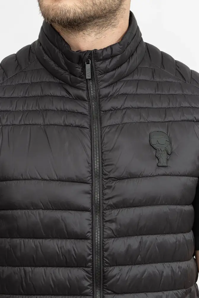Karl Lagerfeld Erkek Yelek Siyah - 2