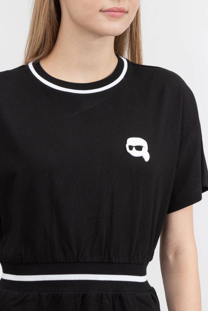 Karl Lagerfeld Kadın Elbise Siyah - 2
