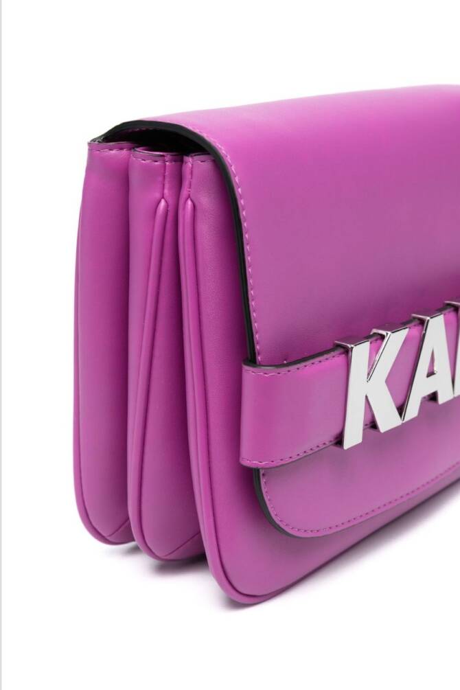 Karl Lagerfeld Kadın Mini Omuz Çantası Lila - 3