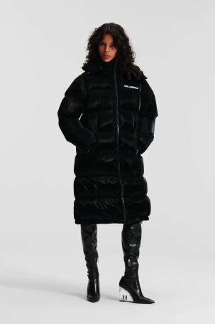 Karl Lagerfeld Kadın Mont Siyah - 1