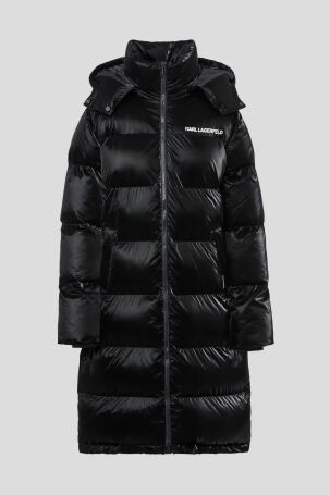 Karl Lagerfeld Kadın Mont Siyah - 3