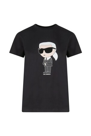 Karl Lagerfeld Kadın Tişört Siyah - 1