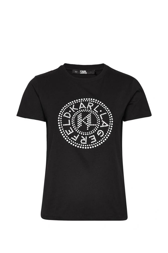 Karl Lagerfeld Kadın Tişört Siyah - 1