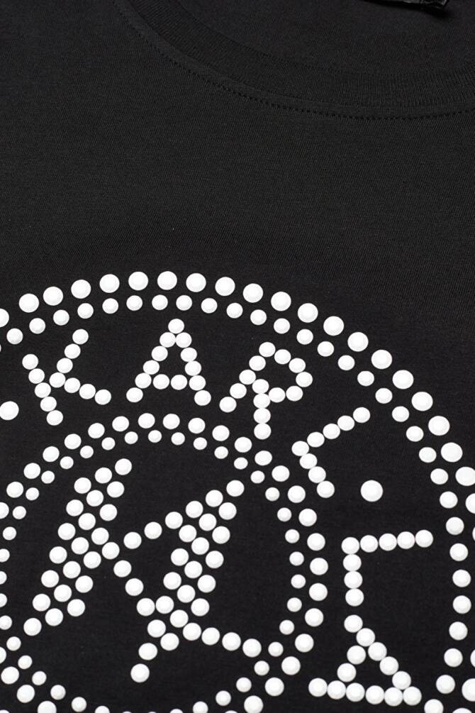 Karl Lagerfeld Kadın Tişört Siyah - 2