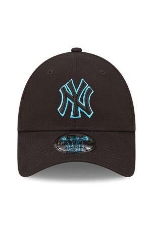 New Era Neon Outline 9Forty Neyyan Şapka Siyah - 2