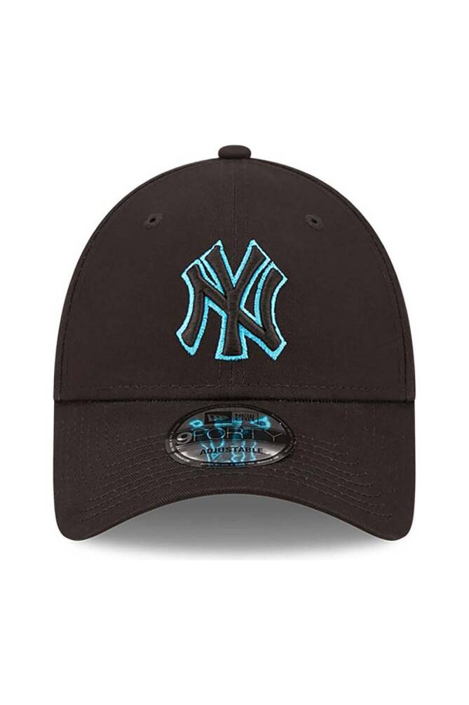 New Era Neon Outline 9Forty Neyyan Şapka Siyah - 2