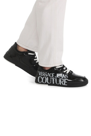 Versace Jeans Couture Erkek Ayakkabı Siyah - 1