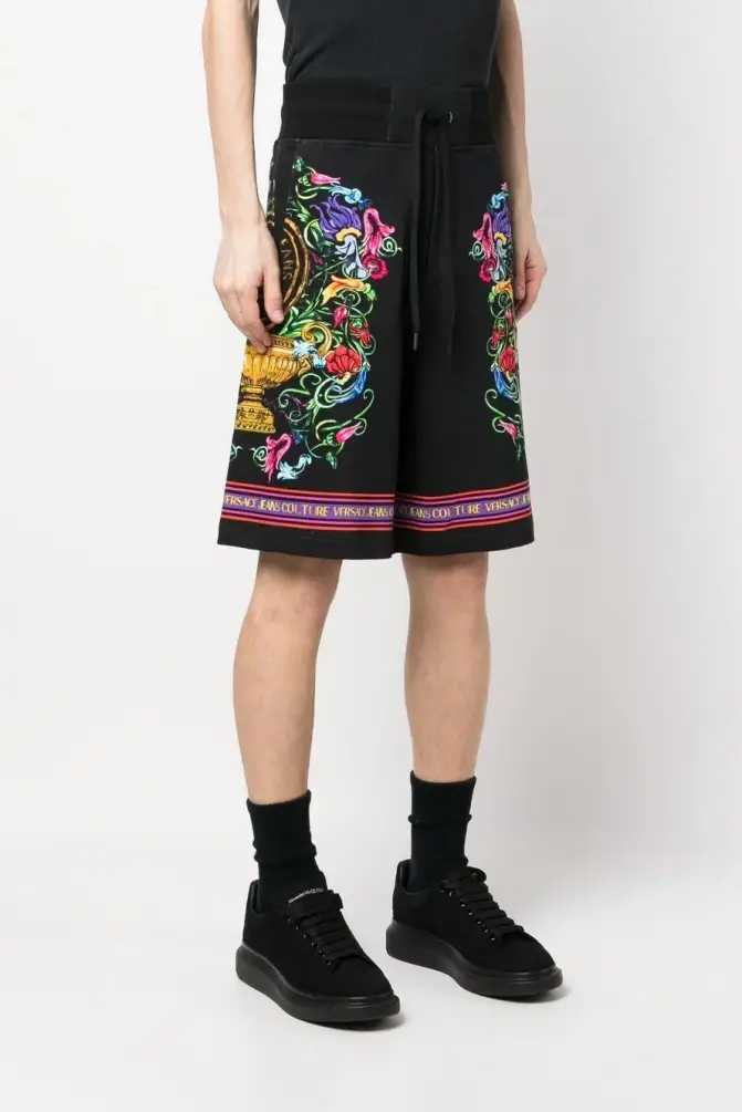 Versace Jeans Couture Erkek Şort Siyah/Altın - 1