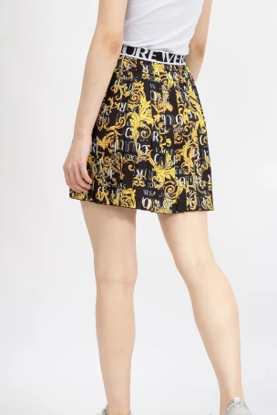 Versace Jeans Couture Kadın Etek Siyah/Altın - 2