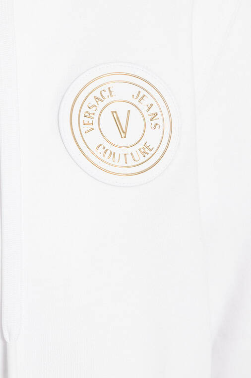 Versace Jeans Couture Kadın Sweatshirt Beyaz/Altın - 2