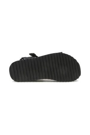 Versace Jeans Couture Kadın Sandalet Siyah/Altın - 5